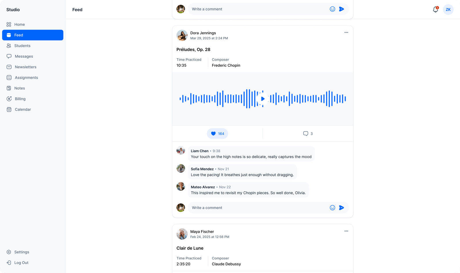 Learn page screenshot